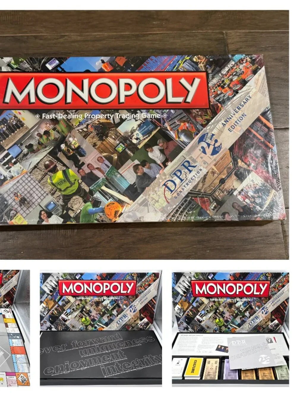 Monopoly DPR Construction 25th Anniversary Edition Collectibl Factory Sealed NEW
